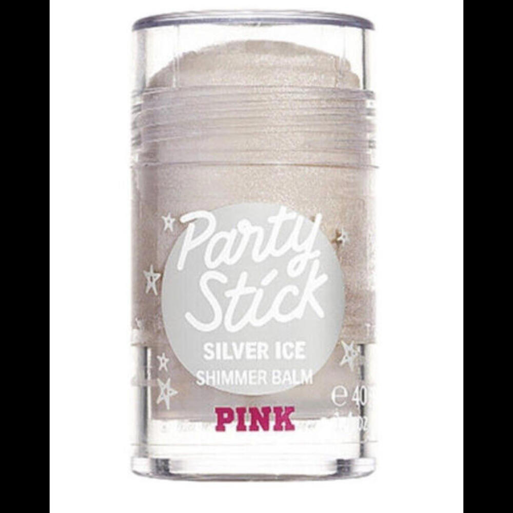 Victoria’s Secret Pink Party Stick SILVER ICE Shimmer Stick 1.4 Oz New